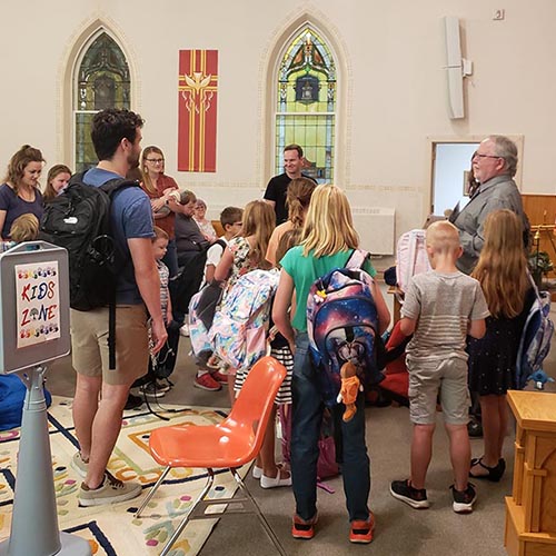 Blessing of the Backpacks